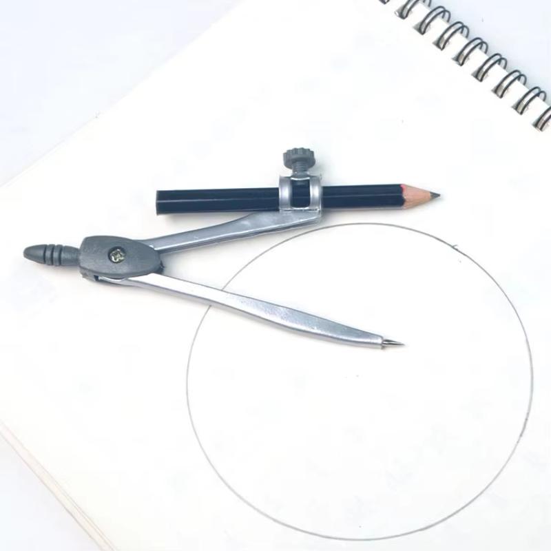 Zestaw metalowych cyrkieli z m – Math Geometry Set With Compass recenzja i cena